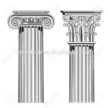 west popular design Roman style stone marble column pillar for outdoor building decoration